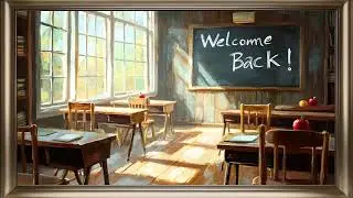 Welcome Back To School Frame TV Art | Classroom Screensaver For Your TV📝🍎