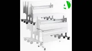 Modern Training Furniture Desk with Built-in Cable Management Solutions