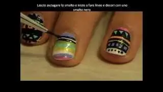 Tribal Nail art tutorial