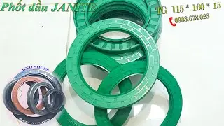 Phớt dầu JANITE (Oil Seal) TG 110*150*14; TG 115*160*15 | Phớt chắn dầu chịu nhiệt 120độ- KND Shops