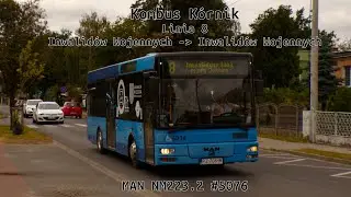 Kombus Kórnik - MAN NM223.2 #5076 - Linia 8