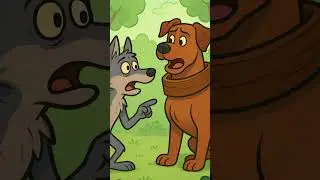 The #wolf and the #dog | A #fable About #freedom #hunger and #lifelessons #truth #wisdom #motivation