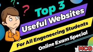 Best Websites For MCQs Exam || Useful Website For Online Exam #onlineexam #mcq #engeneering