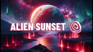 I Filmed a Sunset on an Alien World (TOI 700e) AI