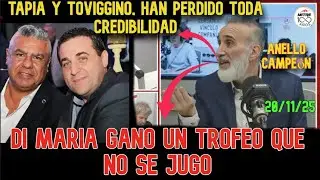 Anello contra AFA: Tapia y Toviggino, estan haciendo un desastre; han perdido toda credibilidad