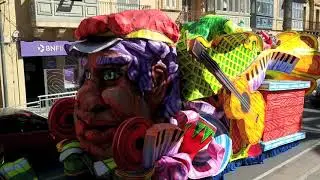 Gozo Carnival Floats 2021-Gorgeous brightly coloured floats, displayed on the main street, Victoria