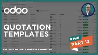Quotation Templates at Odoo 18 - تصميم قوالب عروض أسعار على أودوو 18