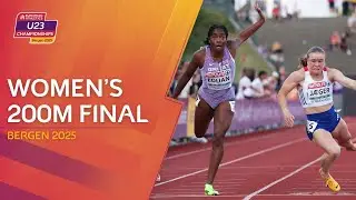 DRAMATIC finish! 😱 Women's 200m final | Bergen 2025 European Athletics U23 Championships
