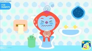 Potty Toilet Training - Aquapo poo poo game teaches your children how to use the toilet