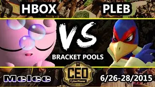 CEO 2015 - Liquid Hbox  vs Pleb + CLG.PewPewU Vs. -X-  SSBM Bracket Pools - Smash Melee