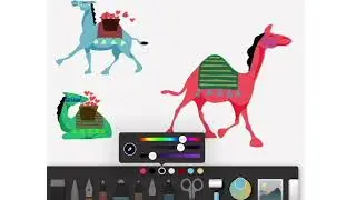Draw a camel - easy art