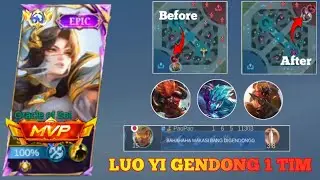 LUO YI vs GORD! SIAPA HERO MAGE TERBAIK MIDLANER!! BEST MOMENT COMEBACK! BUILD & EMBLEM LUO YI 2024