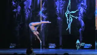 MISCHKA - Pole Art competition performance - Rising All Stars 2015