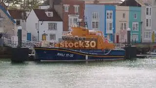 RNLI Lifeboat At Weymouth Harbour, Weymouth, Dorset, UK 1
