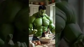 The hulk is trying to eat cat 🙀 ||  #hulk #hulkbuster #marvel #hulking #avengers #viralvibes #hulkb