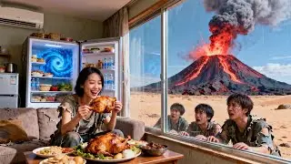 ¡Erupción volcánica, sequía global! Mi madre me mató por agua, reencarné y abrí un frigo mágico!