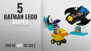 Top 10 Batman Lego Duplo [2018]: LEGO DUPLO DC Comics Super Heroes Batman Batwing Adventure 10823,