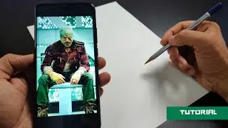 How to draw jawan movie poster | Shahrukh Khan drawing outline tutorial