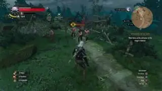 The Witcher 3 - Grapeshot grenade = extreme dismemberment