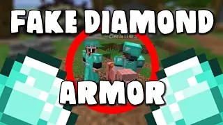 HARDEST CHALLENGE? |Minecraft Hypixel Teams Skywars Fake Diamond Armor Challenge w/Beatless