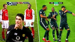 7 Times Man united Humbled Arsenal @ Emirates