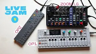 LIVE JAM 1 - With Teenage Engineering OP1, OPZ and Zoom Livetrack L6