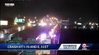 NASTY COMMUTE: Icy conditions lead to several highway closures, dozens of crashes