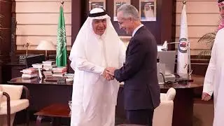 زيارة رئيس جامعة الاخوين المغربية لجامعة الأمير محمد بن فهد