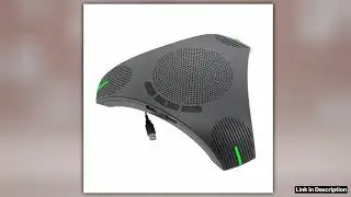 USB Speakerphone Conference Microphone Omnidirectional Computer Mic 360 Voice Pickup with Mute Key