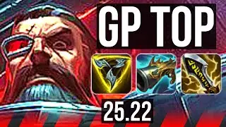 GANGPLANK vs MEL (TOP) | 8/1/4, 1800+ games | KR Master | 25.22