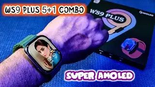 WS9 PLUS SMART WATCH UNBOXING SERIES 9 BEST CLONE 5+1 COMBO PACK UNBOXING REVIEW