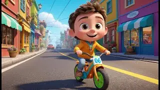 Bicycle Bell and Racing Feet | Fun Kids Cycling Song | Pedal Power Rhyme for Toddlers