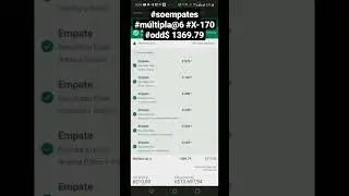 #empates #bet365 #betfair #multipla@6 #odd$ 1369.79 #X-170