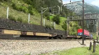 SBB Gotthard line - September 2012 at Wassen - Part 1/3