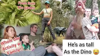 Realistic Dinosaurs in Enschede, Netherlands/ Dutch-Filipino family vlog