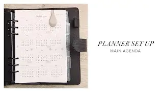 2021 Planner Set Up | Cloth & Paper A5 Contoured Agenda |