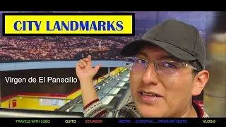 QUITO ECUADOR - METRO SYSTEM - VIRGIN OF PANECILLO -- COTOPAXI VOLCANO