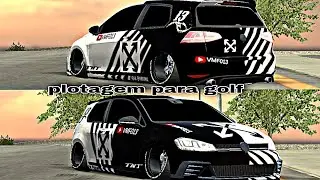 plotagem para golf gti (car parking multiplayer)