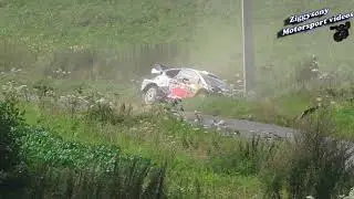 Авария Адриена Фурмо на СУ3 ралли Ипр 2021 (WRC)
