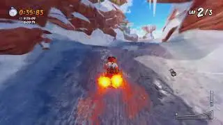 Crash Team Racing Nitro Fueled - Blizzard Bluff Developer Time Trial