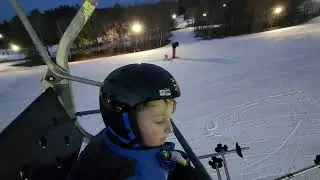 Skiing Mohawk Sunset March 2025