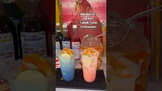Blueberry & Lychee Yakult Soda Lemonade #lemonade #fruitdrink #summerdrink #fruitjuice #ytshorts