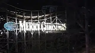 POV Onboard the Christmas Town Express - Busch Gardens Williamsburg