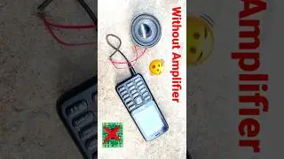 Direct Aux Cable Se चलाओ Speaker 🔊 #speaker #amplifier #diy #experiment #anilexperiment20