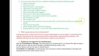 # IMPORTANT QUESTIONS PART 2 # BCA # BBA # BCOM # Business Communication # First Year #