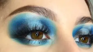 BLUE HALO EYE | Makeup Tutorial