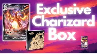 POKEMON HUNTING ~ Opening an EXCLUSIVE Charizard VMAX Gift Box | SAR & Jumbo Packs!
