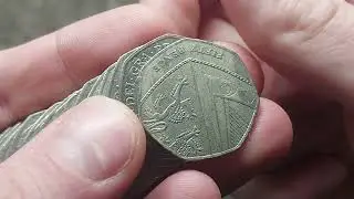 Быстрая охота за монетами на 50 фунтов стерлингов (50 пенсов), эпизод 88.