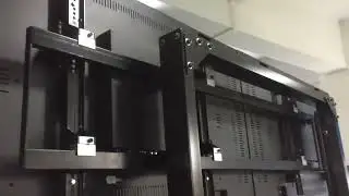 Moveable floor stand video wall - Asianda