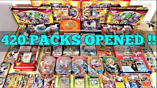 POKEMON HORDE OPENING !! All 420 Packs Opened !!